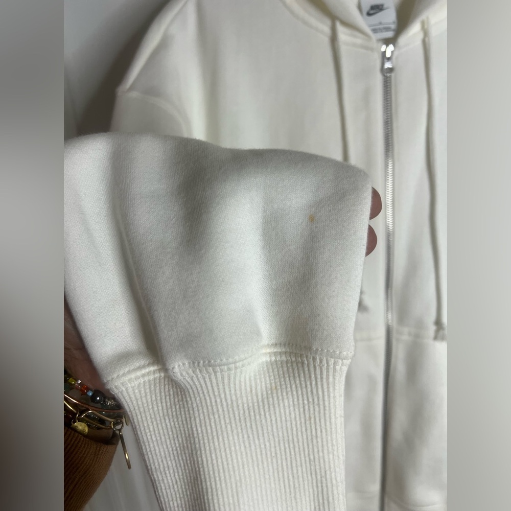 Nike Sail Phoenix Fleece Oversized Women’s Full Zip Hooded Jacket Size Large - Picture 6 of 13